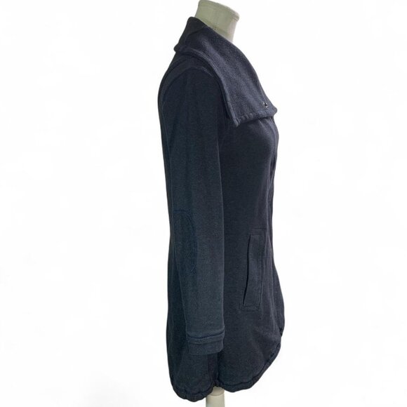Lululemon Cozy Gratitude Wrap Jacket - Chic Dark Gray Layer for Athleisure & Cas - Picture 3 of 6
